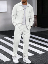 MEN'S FLEECE CASUAL 2PCS SET